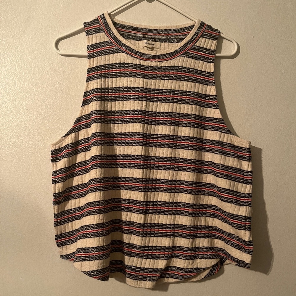 MADEWELL high neck crop top